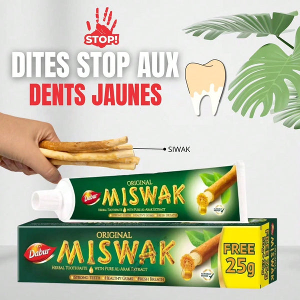 Pack Siwak : Dentifrice 75g + Batons Dentaire Naturels