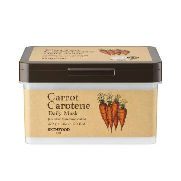 Masque Quotidien Carotte Carotène 30 FEUILLES - Masque quotidien