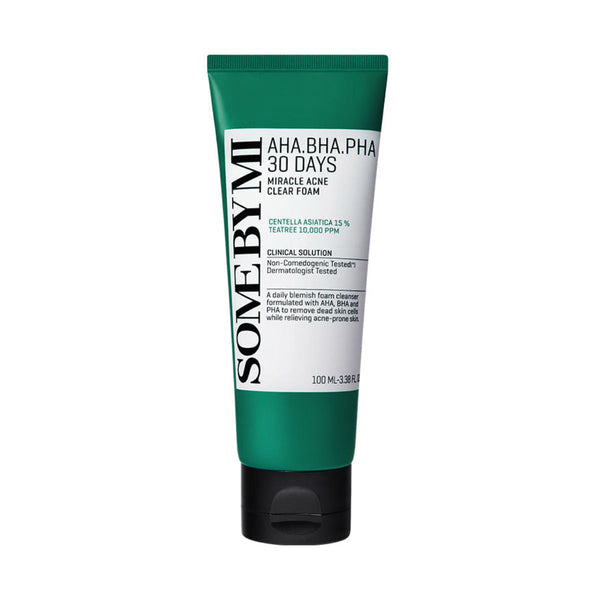 AHA,BHA,PHA 30 Days Miracle Acne Clear Foam 100ML - Mousse nettoyante anti-acn¨¦