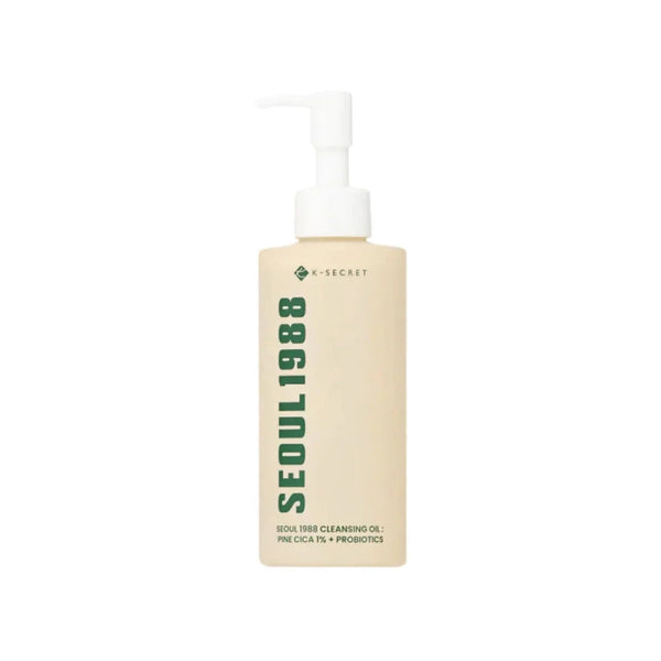 SEOUL1988 Cleansing Oil : Pine Cica 1% + Probiotics 200ML - Huile nettoyante cica et probiotiques