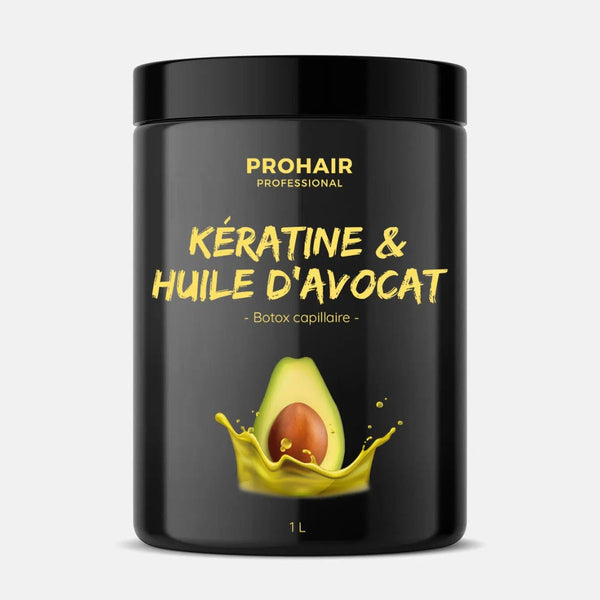 Botox Capillaire ¨¤ la K¨¦ratine & Huile d¡¯Avocat 1000ML Soin cheveux