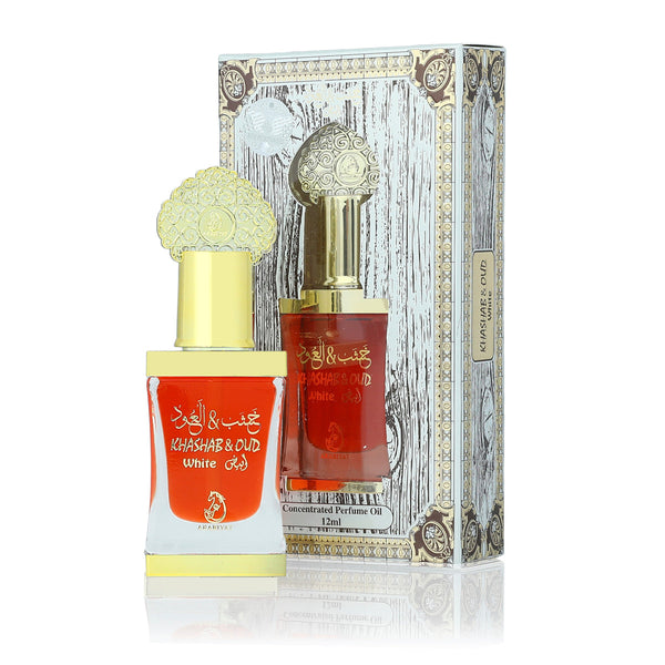 Khashab Oud White 12ml Extrait de parfum sans alcool unisexe