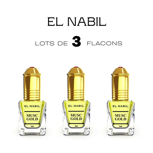 Musc Gold 5ML Extrait de parfum sans alcool