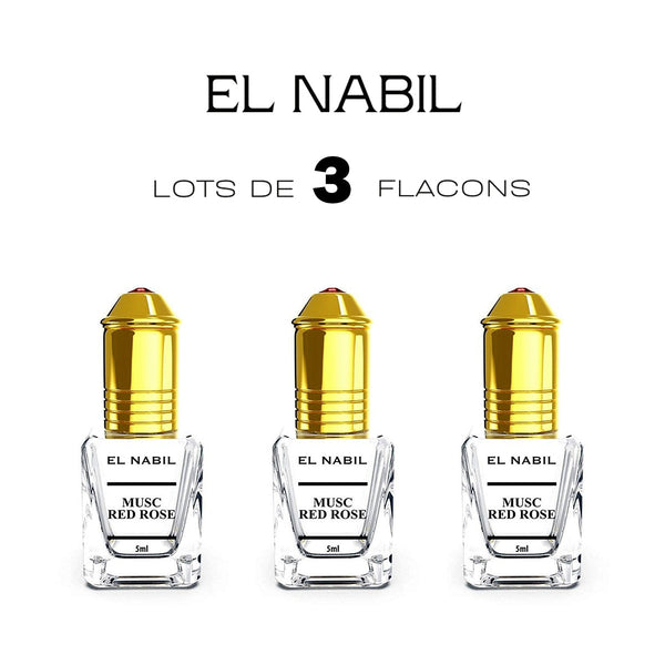Musc Red Rose 5ML Extrait de parfum sans alcool