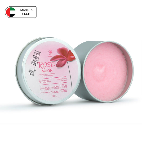 BUABED BANAFA - Rose Moon 100GM Gommage Corporel & Nettoyant